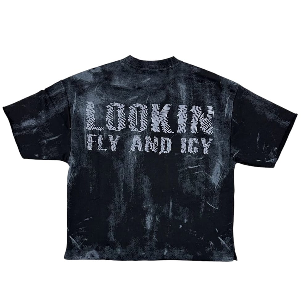 BKYS Swagger French Terry Cropped Tee (Black) T1452