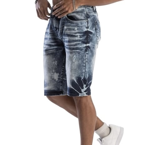 Cest La Vie Washed Denim Short (Universe)