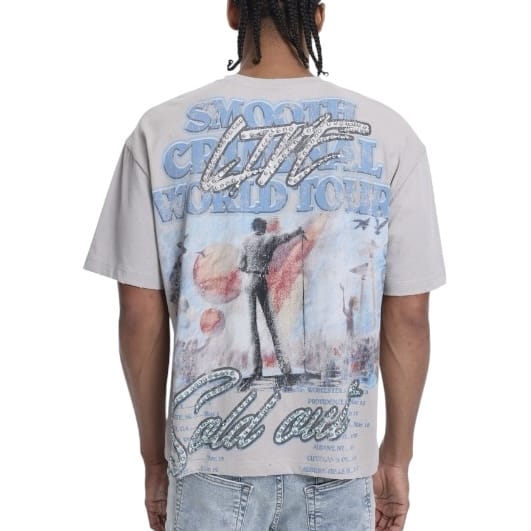 The Syndicate Legends Never Die Smooth Criminal Tee (Light Grey)