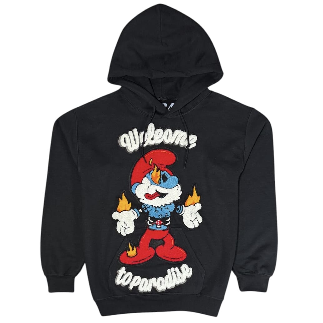 Rawyalty Smurf Welcome Hoodie (Black) - RMH-000