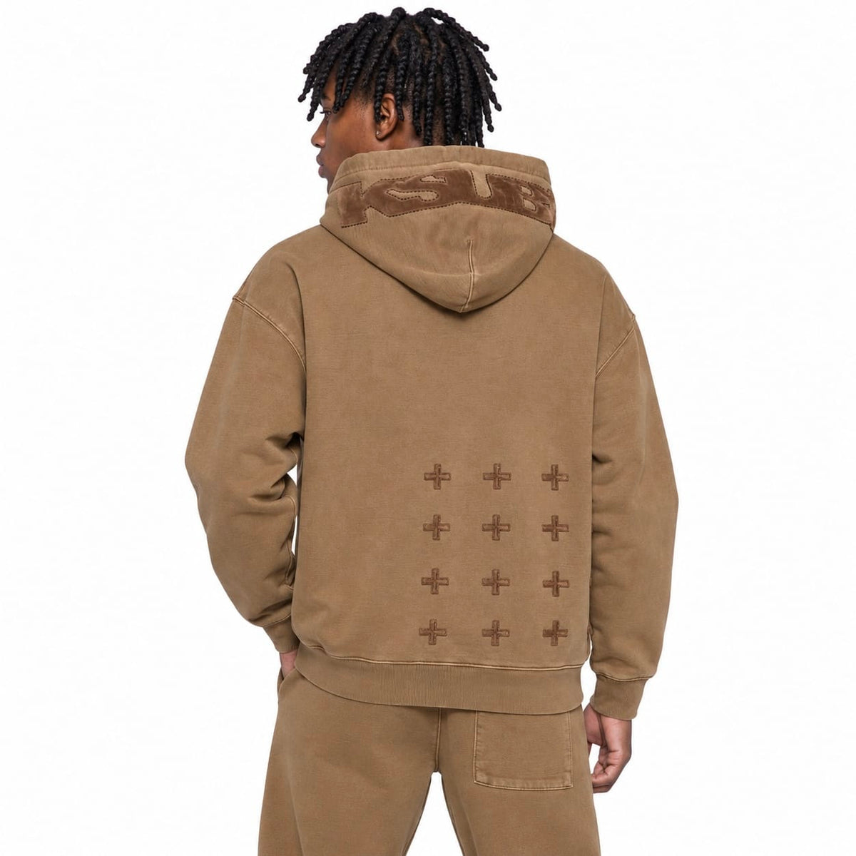 Ksubi 4X4 Luxe Biggie Hoodie (Espresso) MCO26FL003
