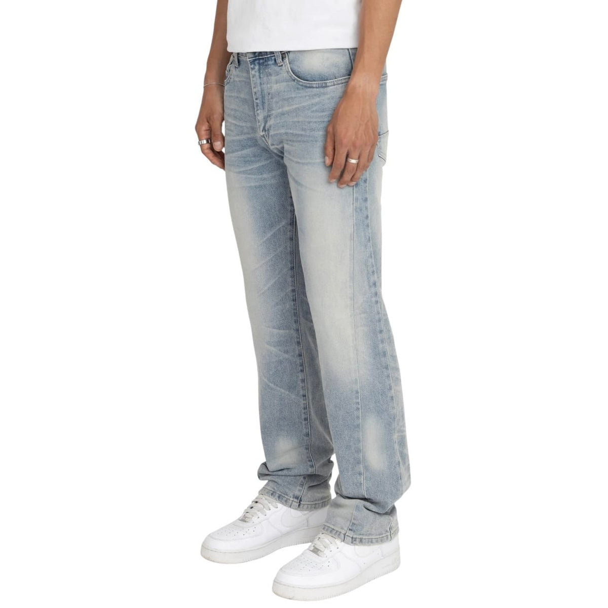 Smoke Rise Essential Vintage Washed Jeans (Marco Blue) JP26F233
