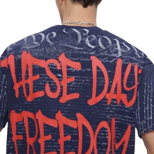 Valabasas Freedom Tee (Navy Blue) VLBS-VT1-1104