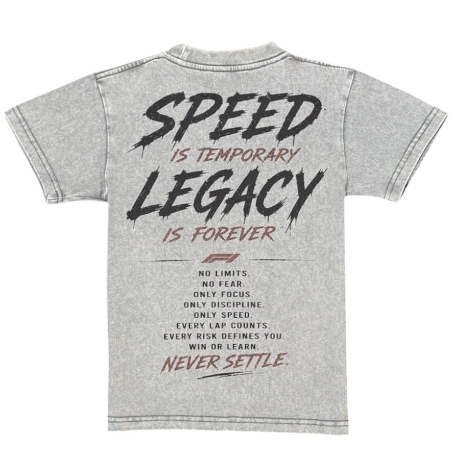Kids Premium Disaster Fast Or Last Tee (Grey)