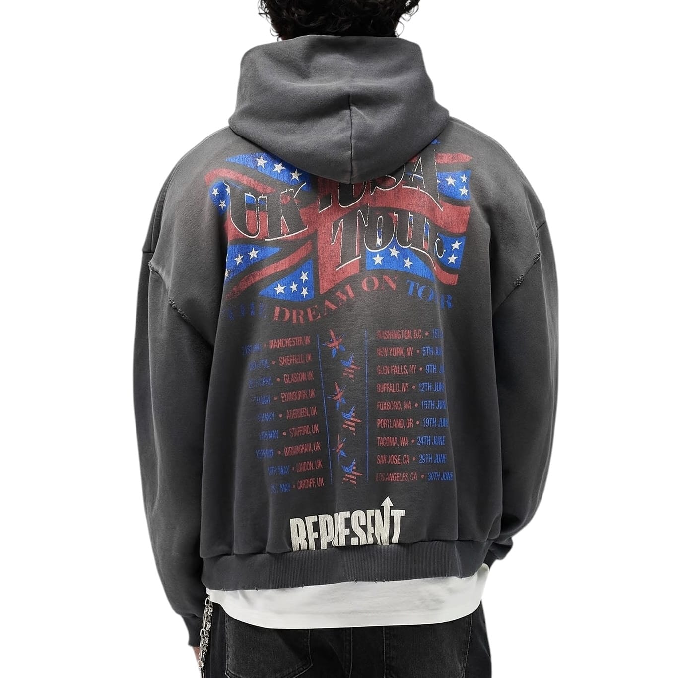 Represent Dream On Tour Hoodie (Sun Fade Grey) MLM100618-46
