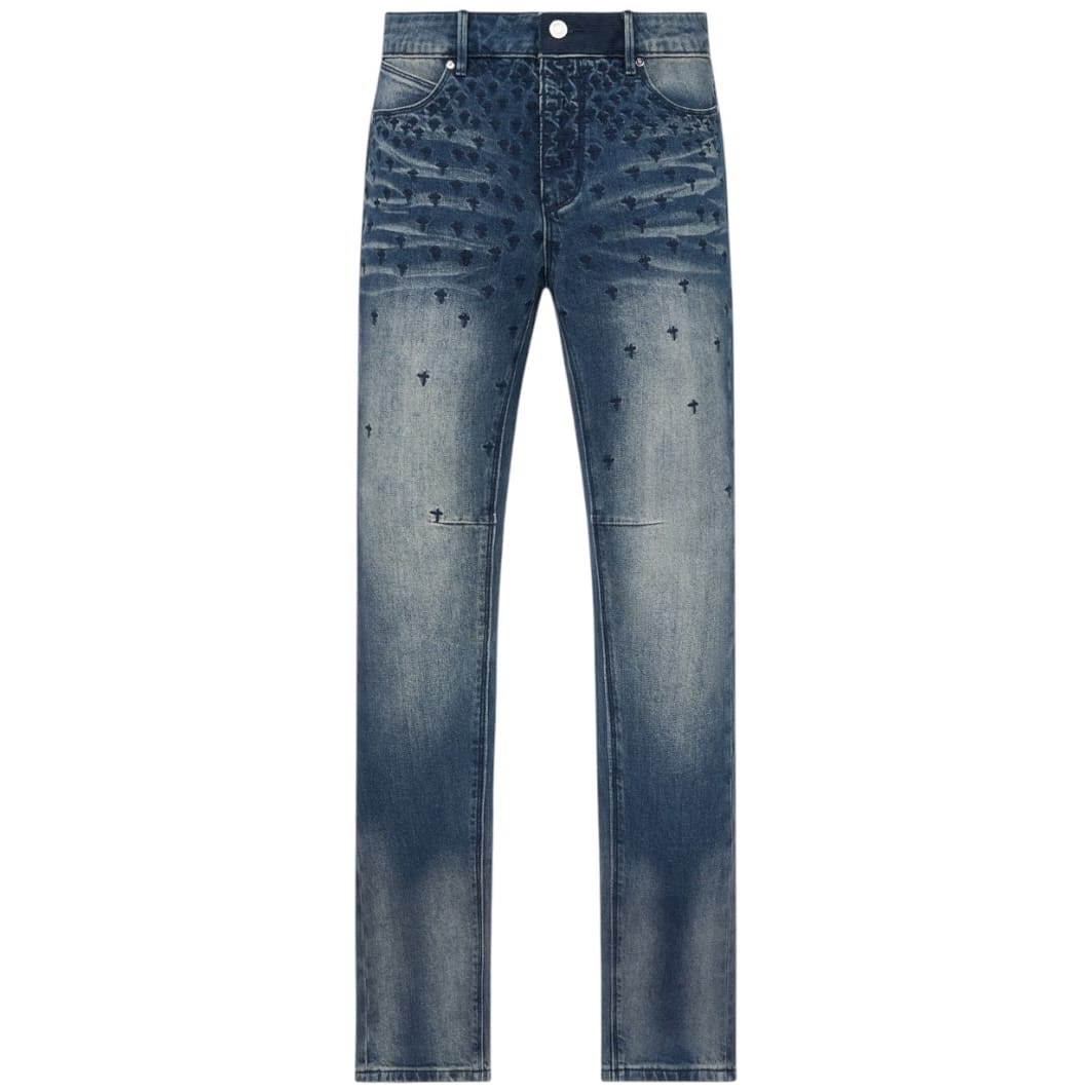 Rta Bryant Skinny Jean (Coastal Rinse Allover Cross)