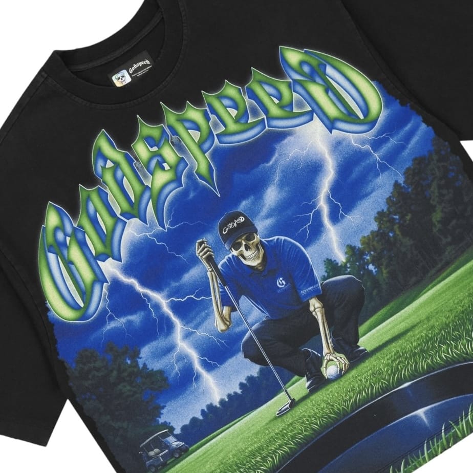 Godspeed No Mulligans Tee (Black Wash)