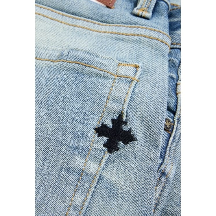 See You In Paradise Super Skinny Stacked First Class Denim (Antique)