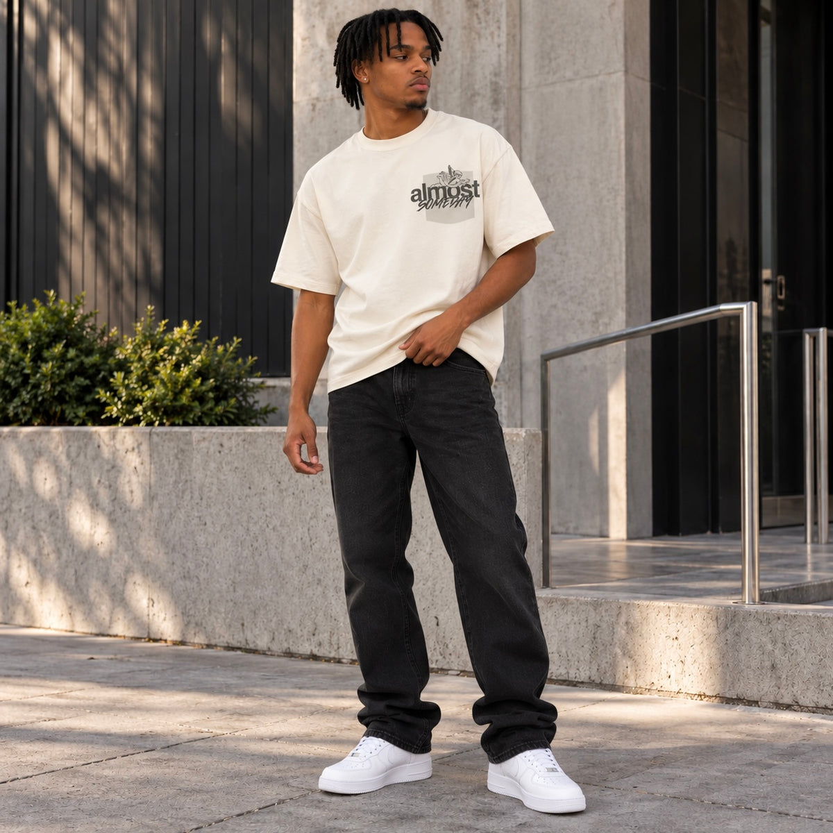 Almost Someday Enemies Tee (Cream)
