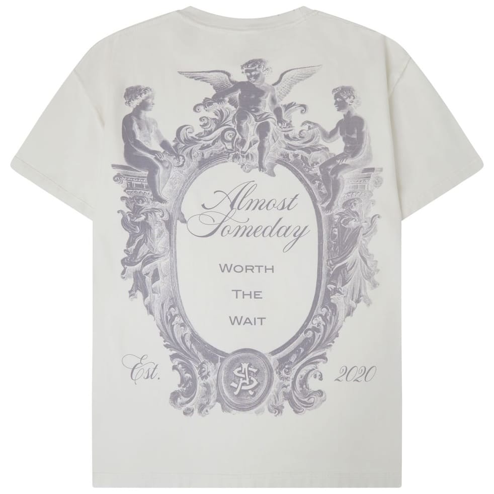 Almost Someday Flourish Tee (Cream) AS-FALL26-003