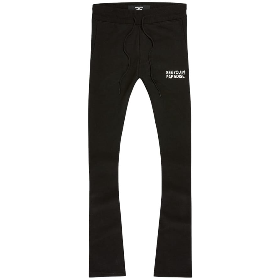 See You In Paradise Heavyweight Zip Hoodie & Sweatpants Set (Jet Black)