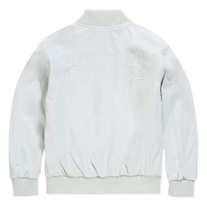 Boys See You In Paradise Cruel Intentions Bomber Jacket (L/Grey) 91771B
