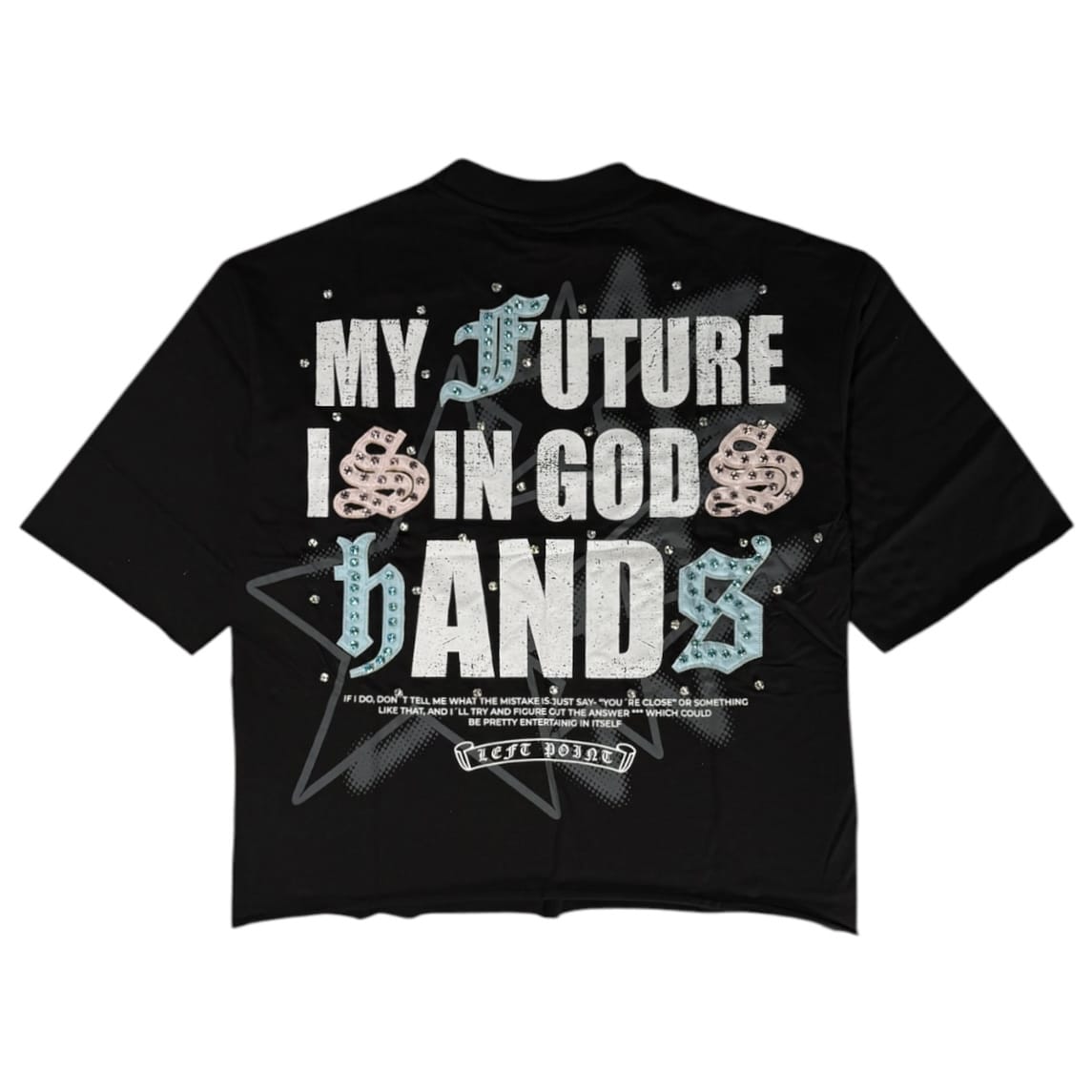 Left Point Future In God's Hand Tee (Black)