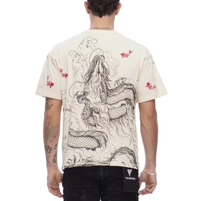 Valabasas Mythic Flow Tee (Beige) VLBS-VT1-1098