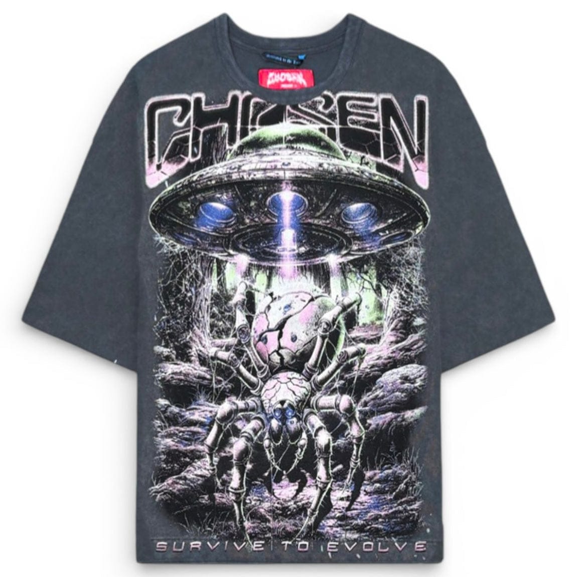 Chosen Cyber Spider Tee (Nine Iron) CS6157-NII