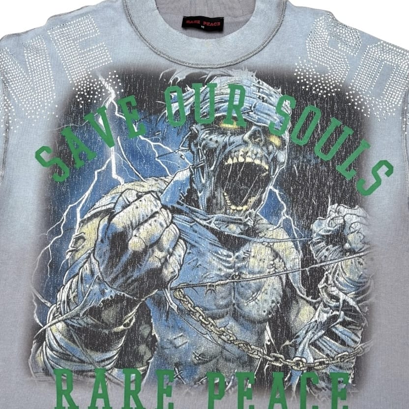 Rare Peace Save Our Souls Tee (Grey) RT6010