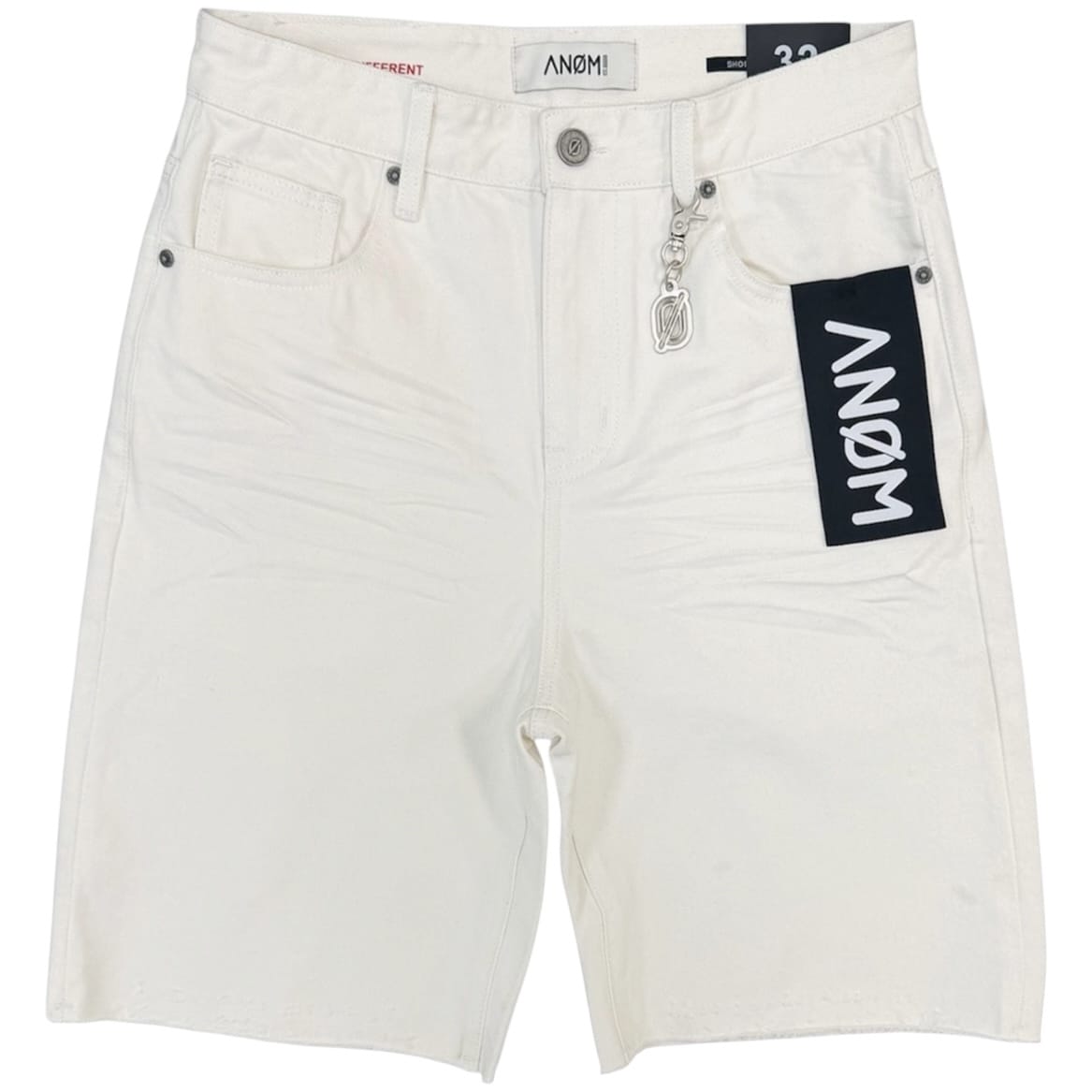 Anom Frame Denim Short (White) ANM232SH