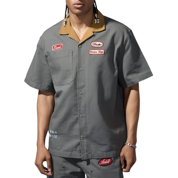 Jordan Craig The Re-Up Mechanic Shirt (Charcoal) 2059