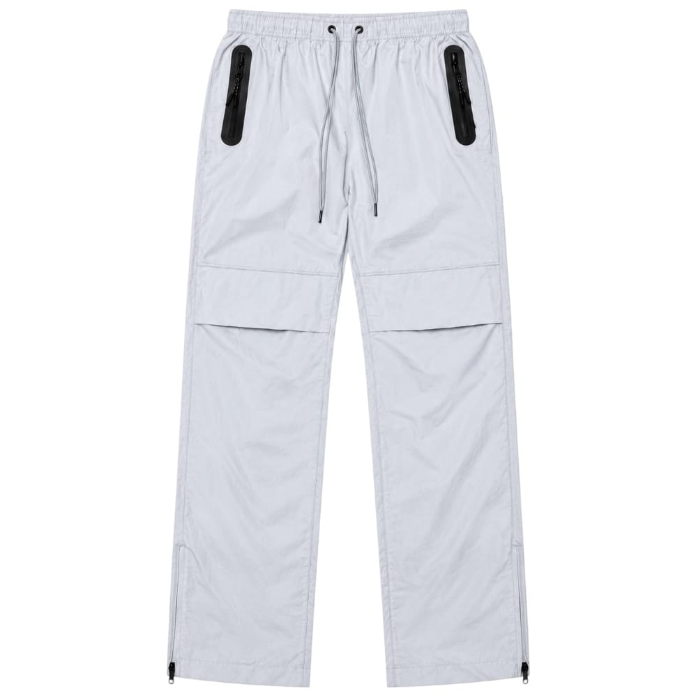 Civilized Nylon Zip Hoodie & Pants Tech Set (Light Grey) RF260-LGY