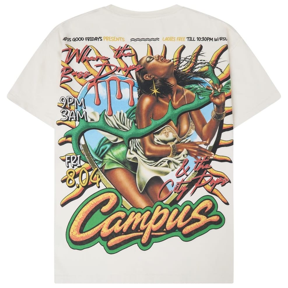 Campus Goods Friday Tee (Cream) CG-FALL26-012
