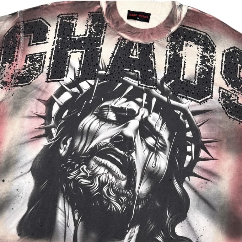 Rare Peace Chaos Tee (Light Khaki) RT6047