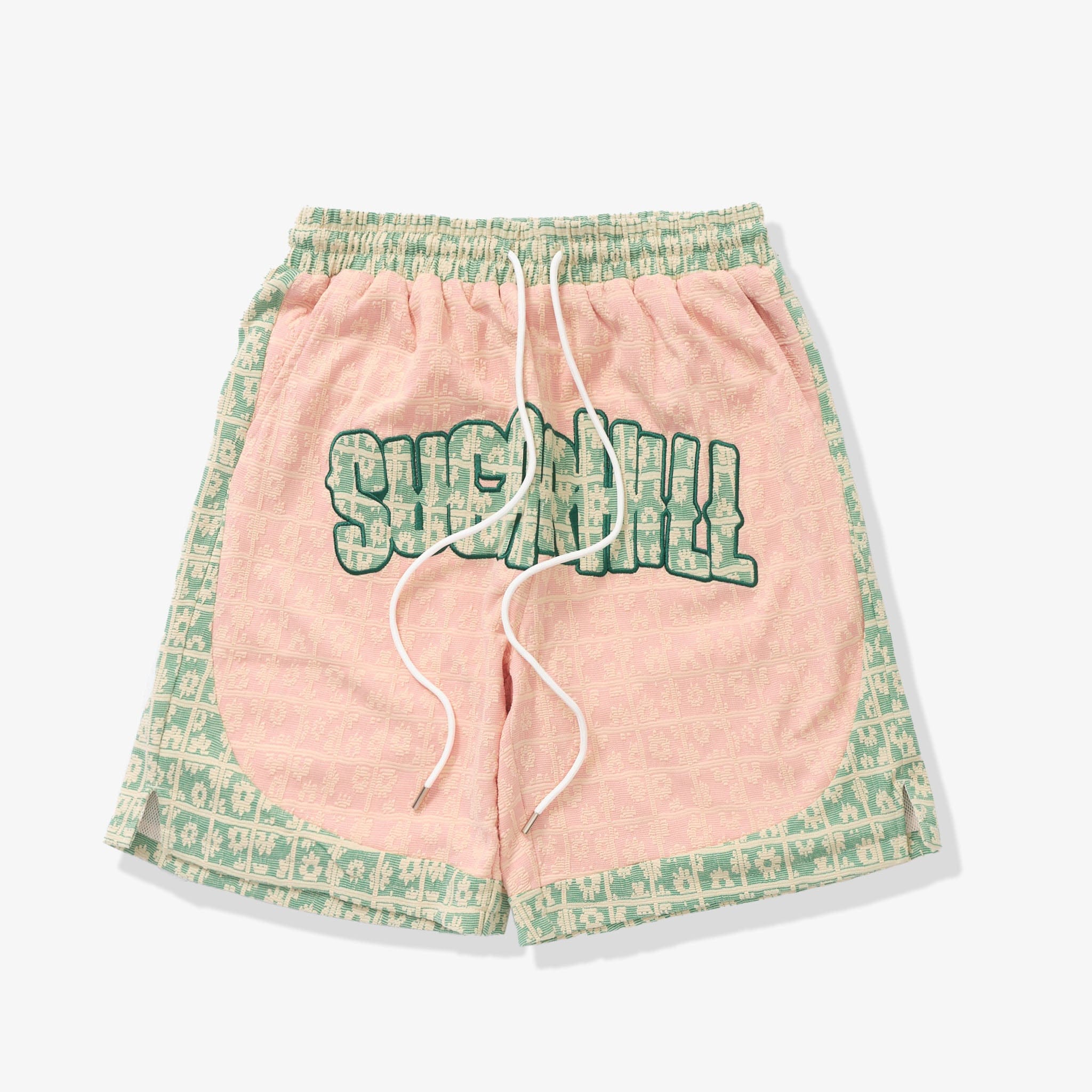 "Cereal" Shorts (green/pale pink)