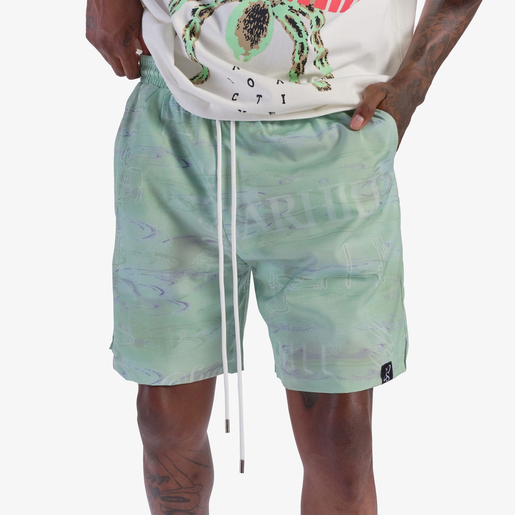 "Ascension" Shorts (kiwi)