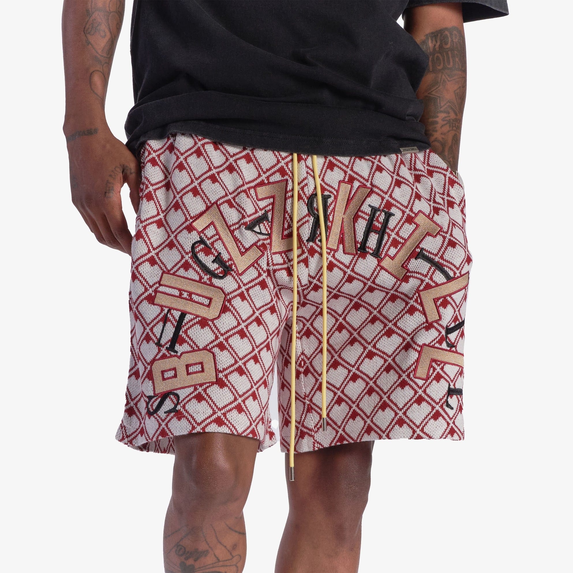 "Buzzkill" Shorts (maroon)