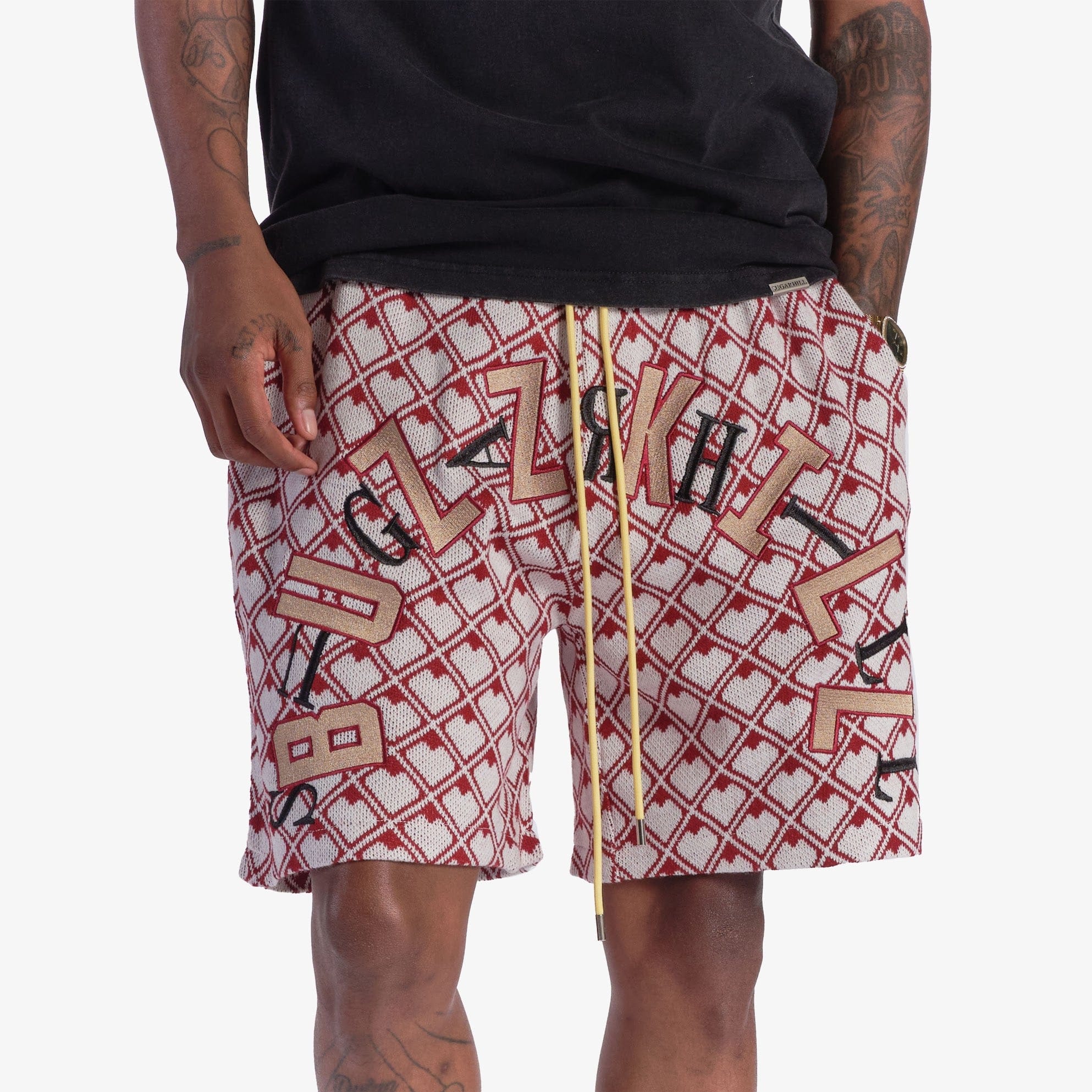 "Buzzkill" Shorts (maroon)