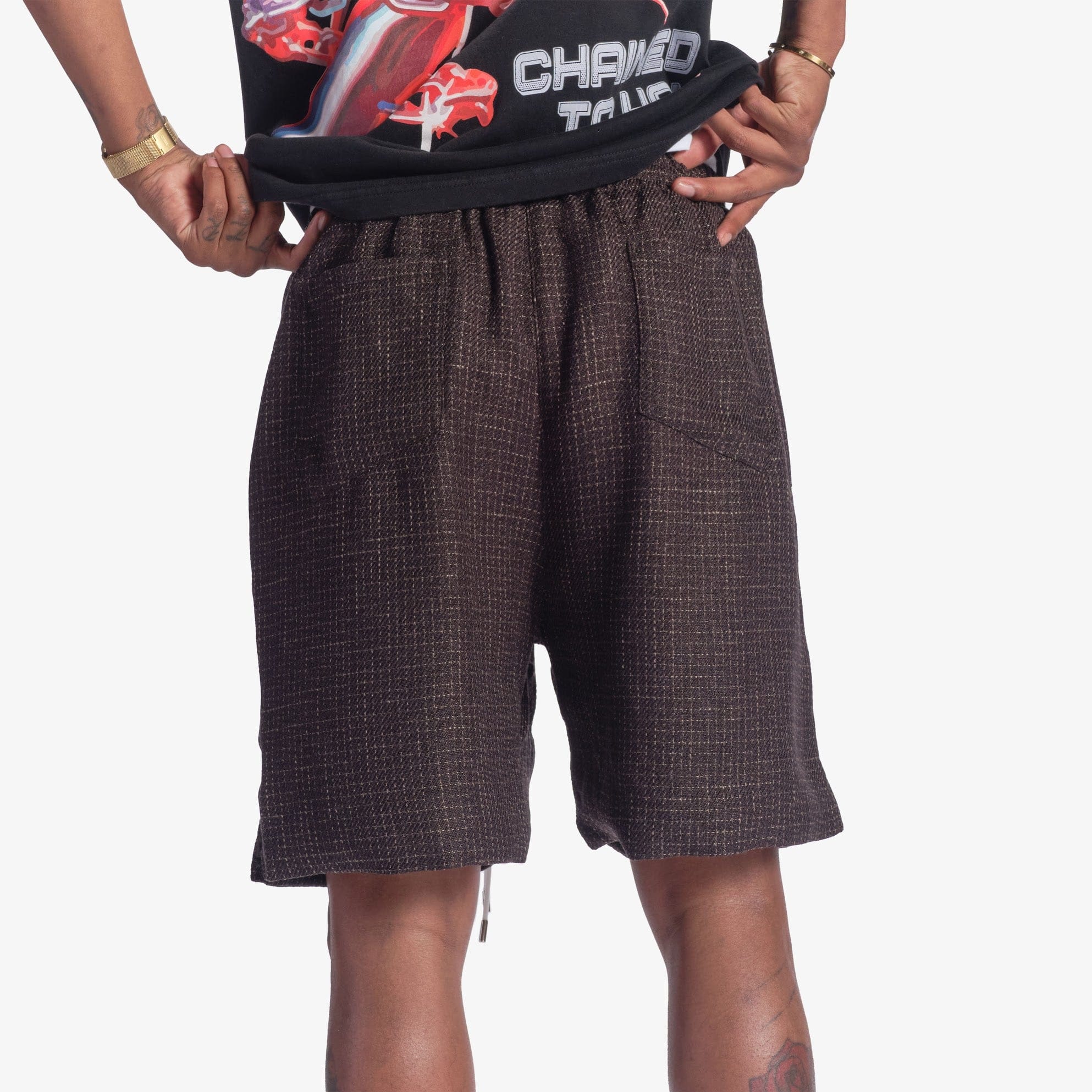 "Open Mind" Shorts (black)