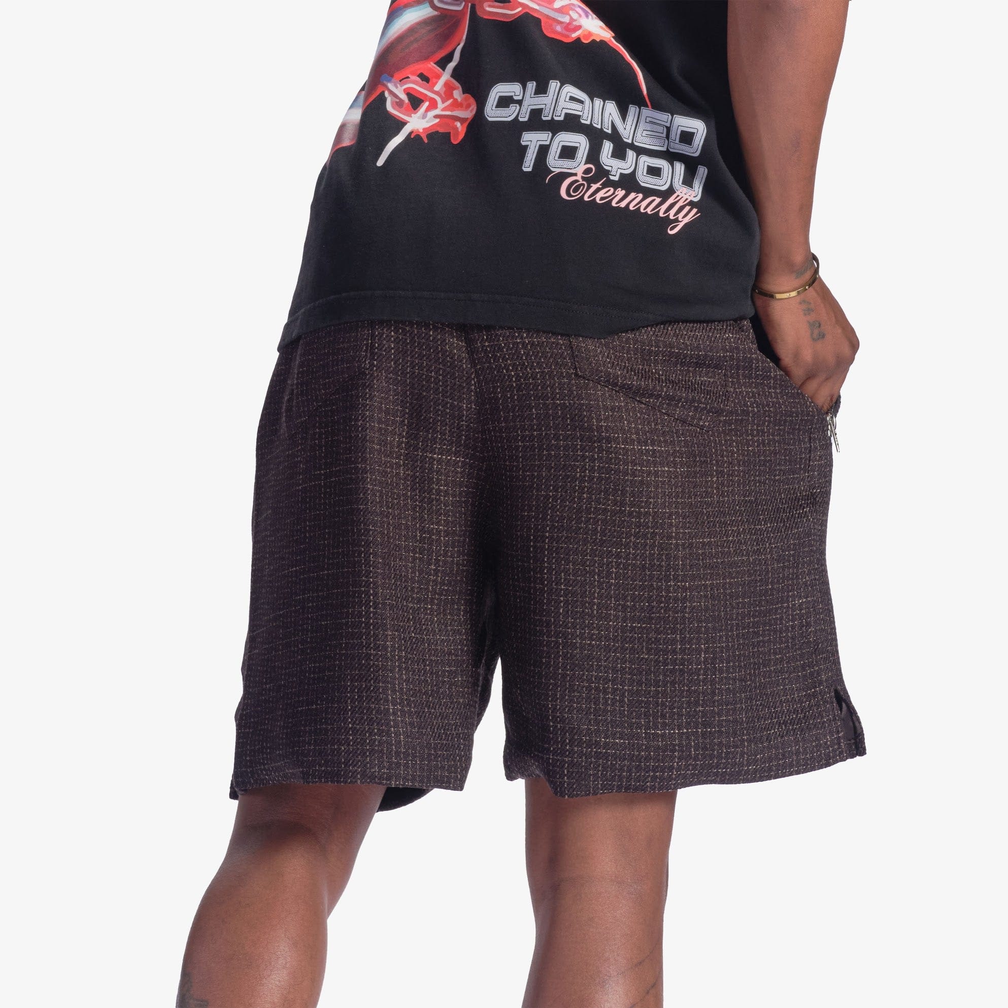 "Open Mind" Shorts (black)