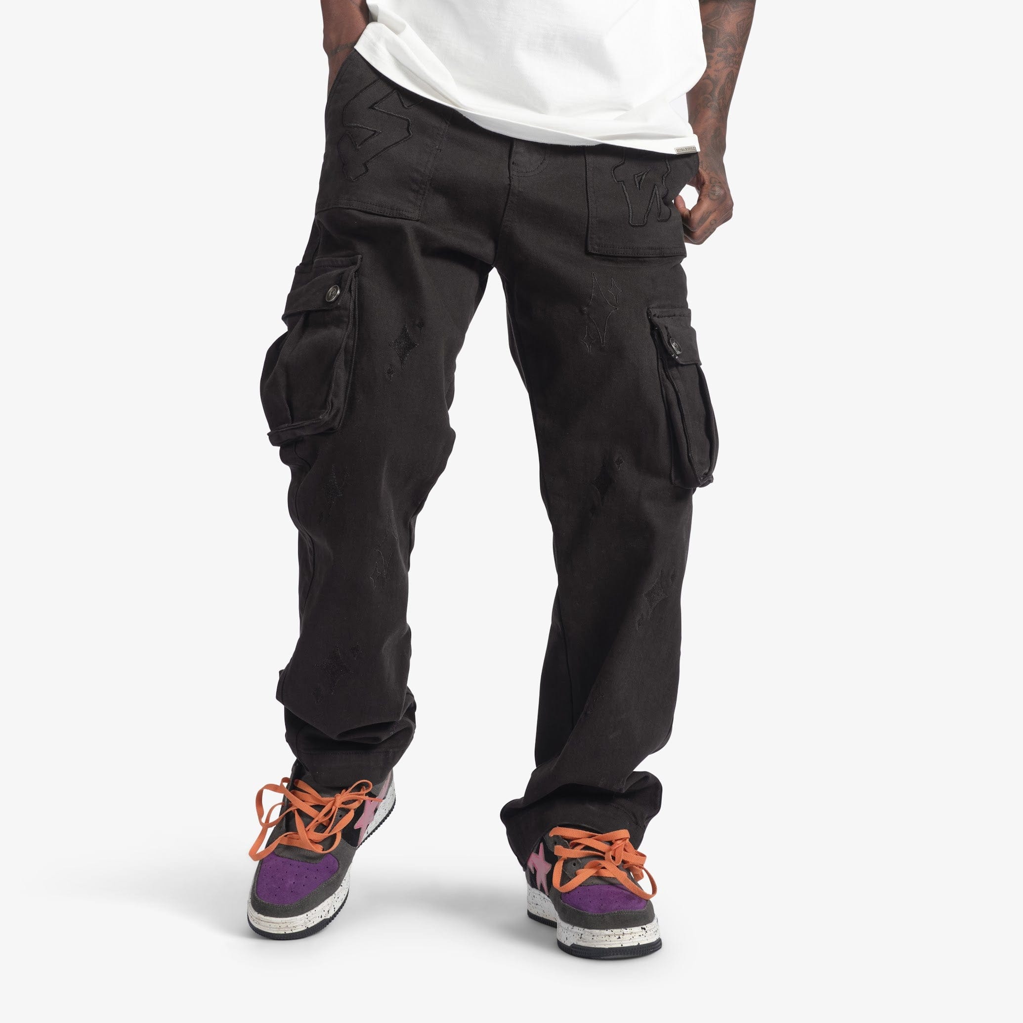 "Dune" Cargo Denim (black)