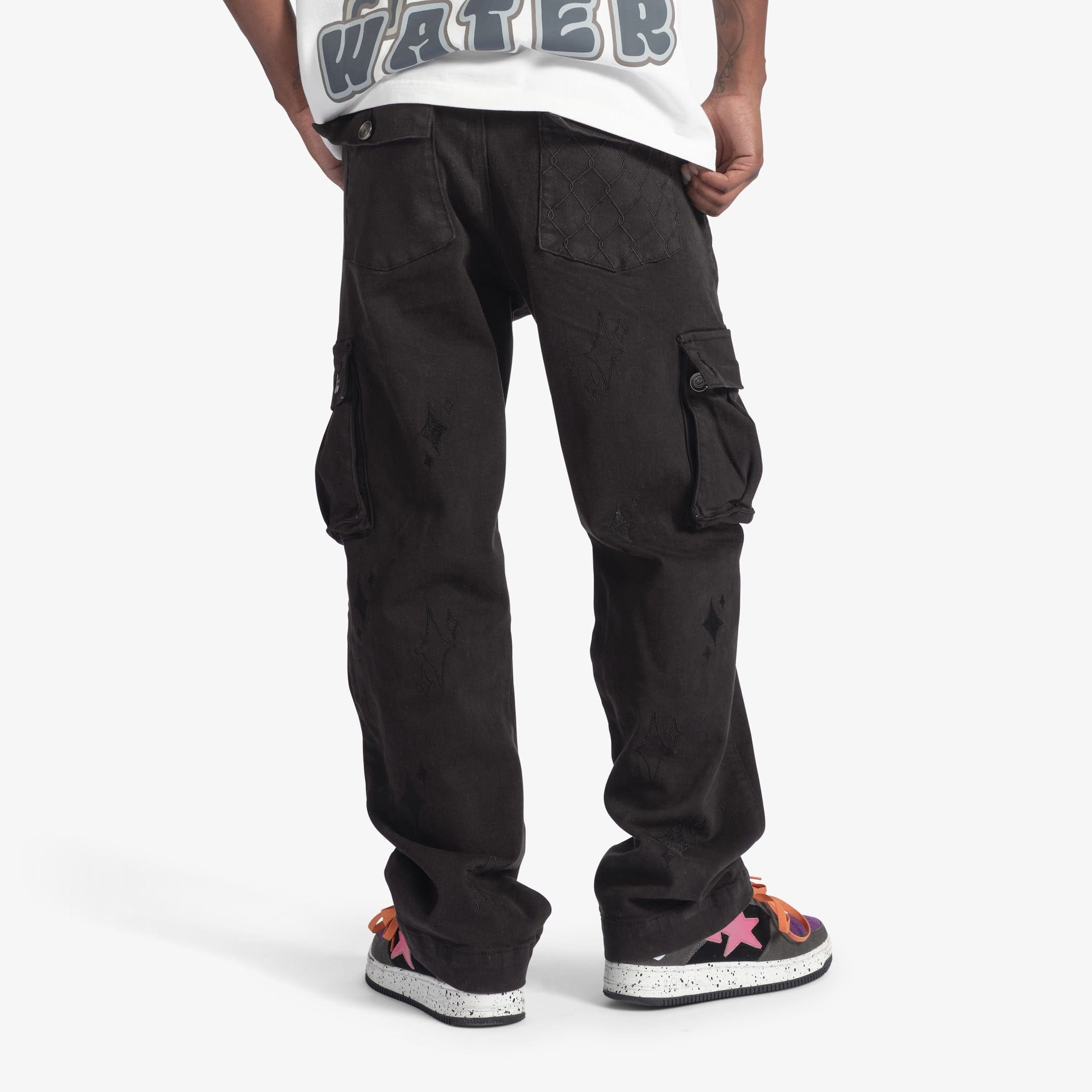 "Dune" Cargo Denim (black)