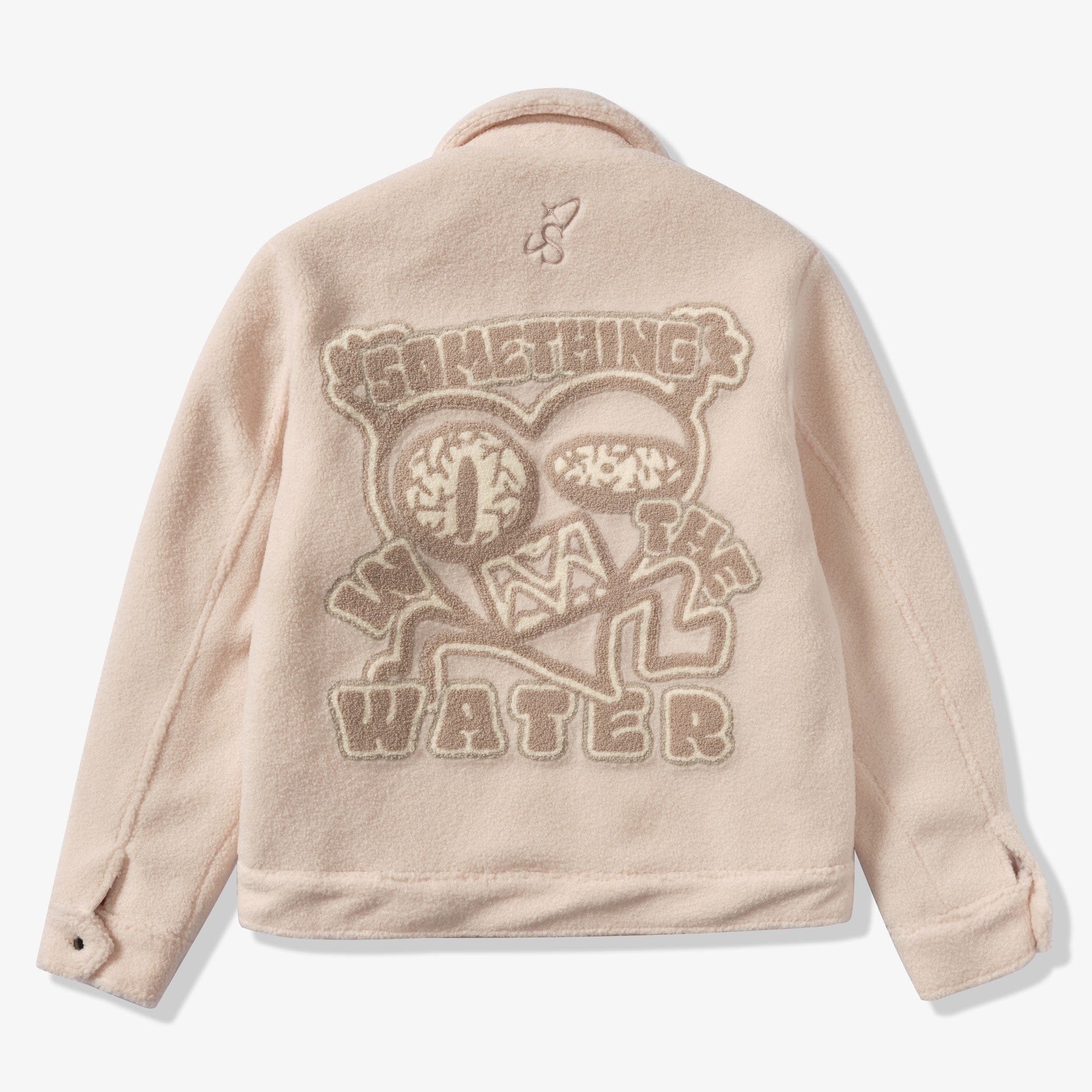 "Toxins" Plush Jacket (ivory)