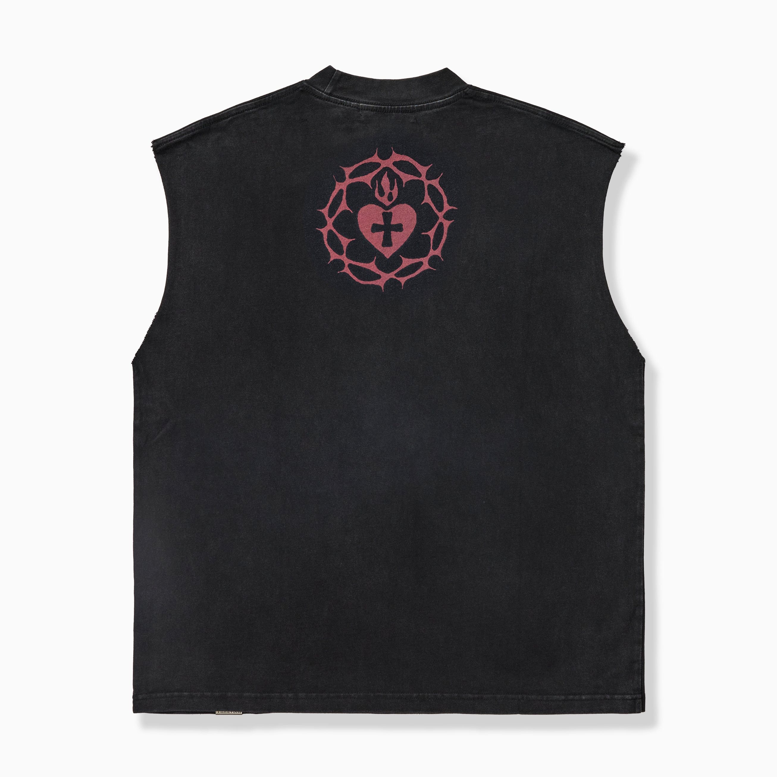 "Reincarnated" Cutoff Tee (black vintage)