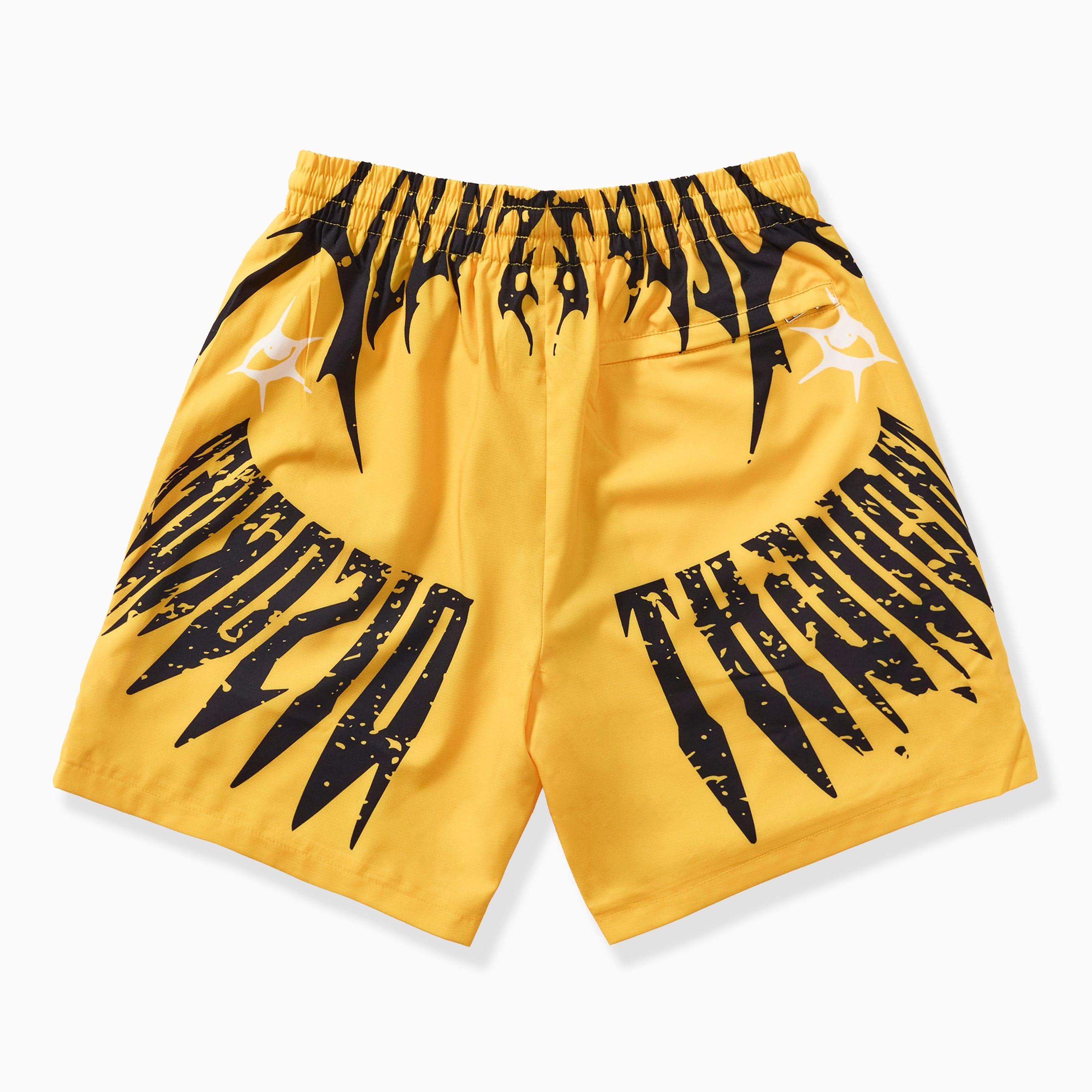 "Sinister" Poly Shorts (gold)