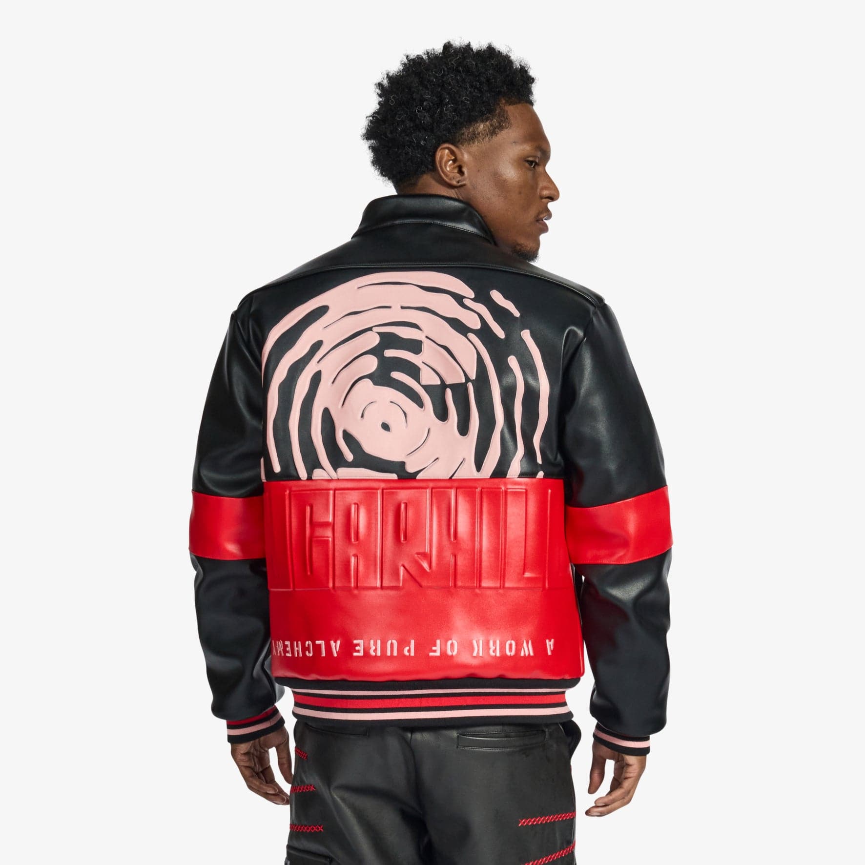 "Alchemy" Racer Jacket (black/red)