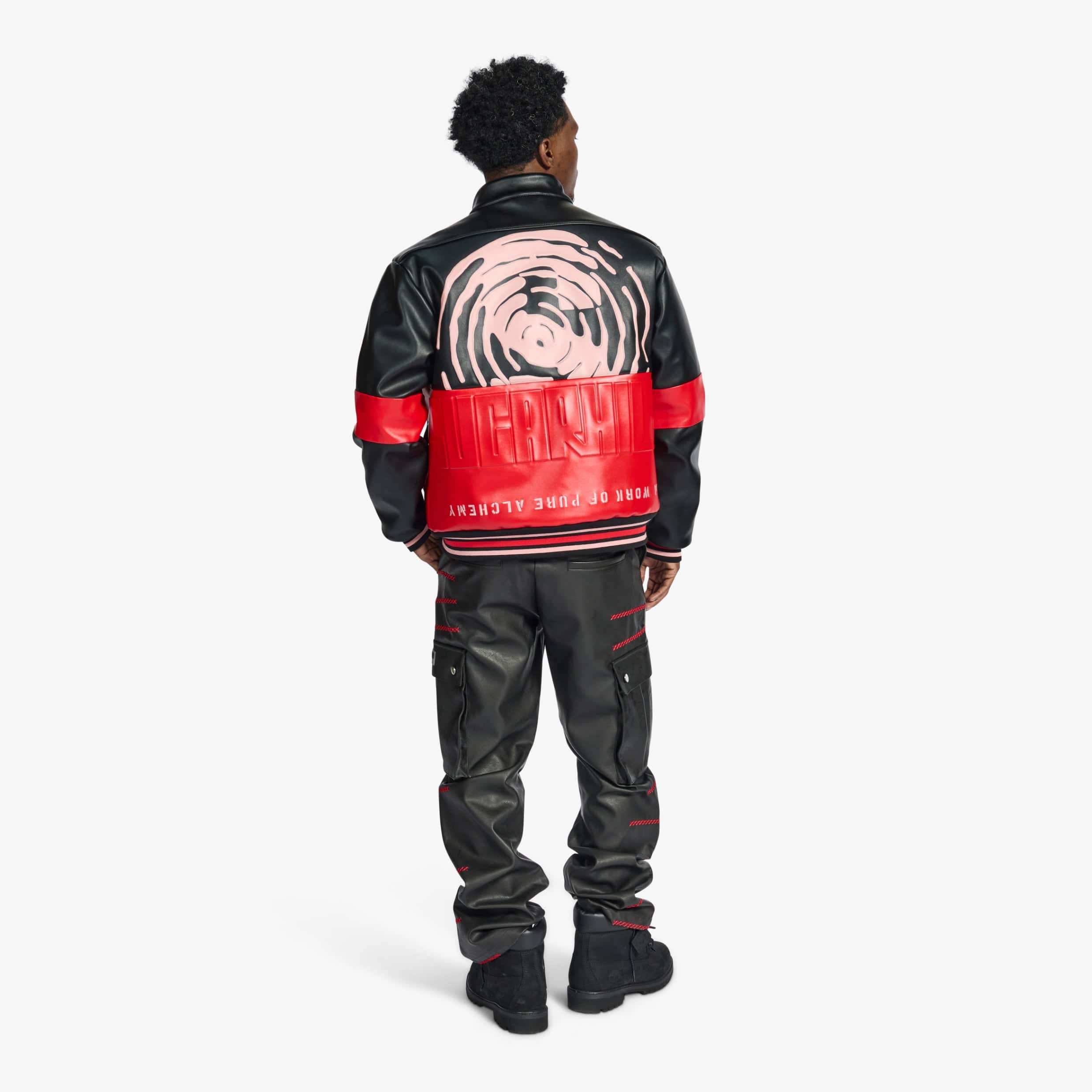 "Alchemy" Racer Jacket (black/red)