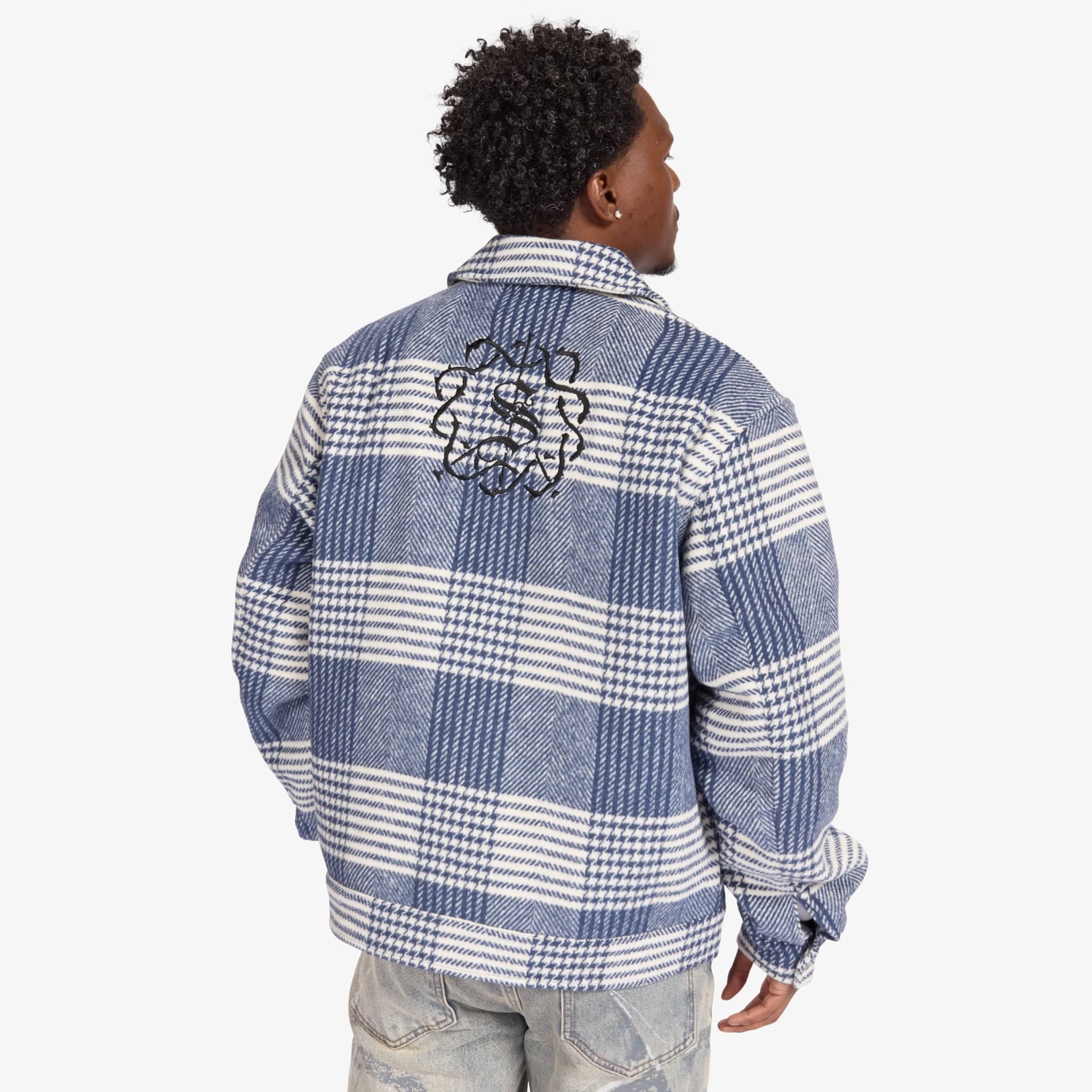 "Eastwood" Jacket (blue plaid)