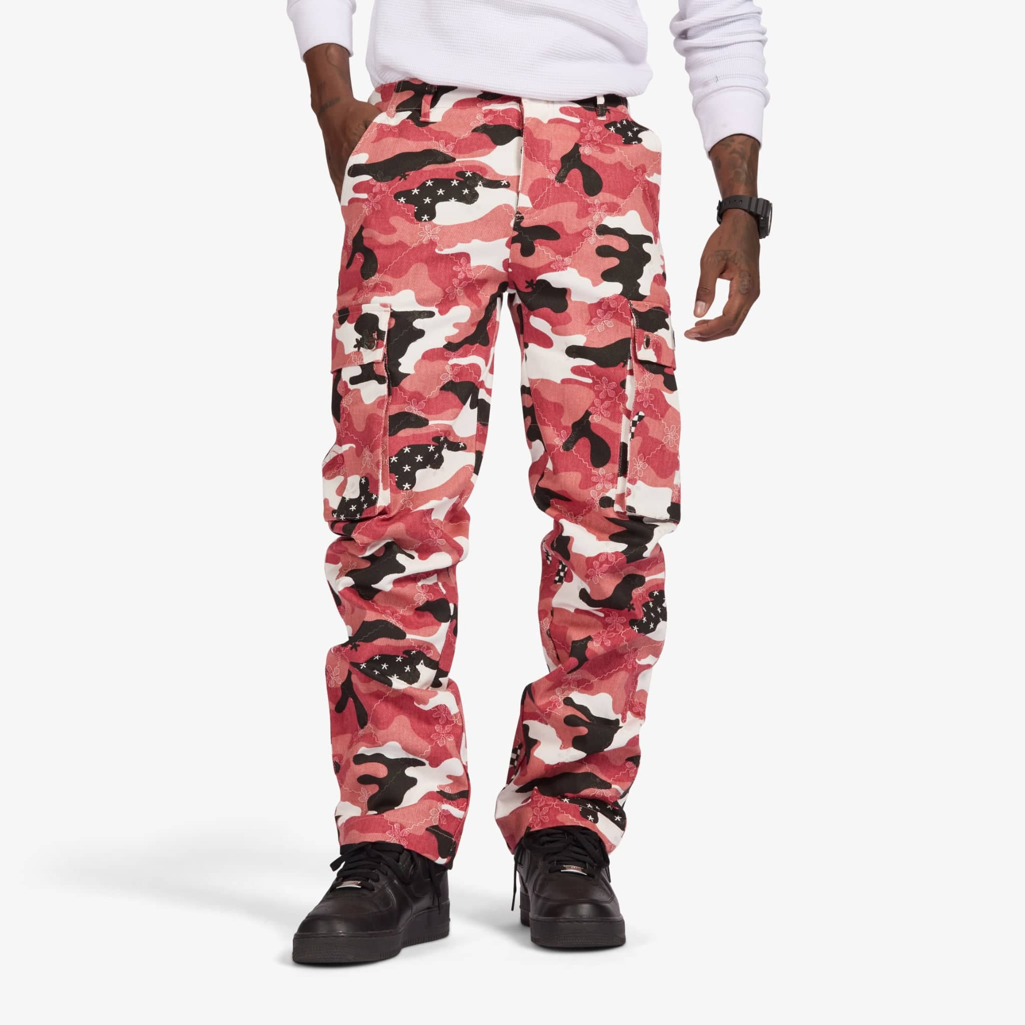 "Kosovo" Cargo Pants (red camo)