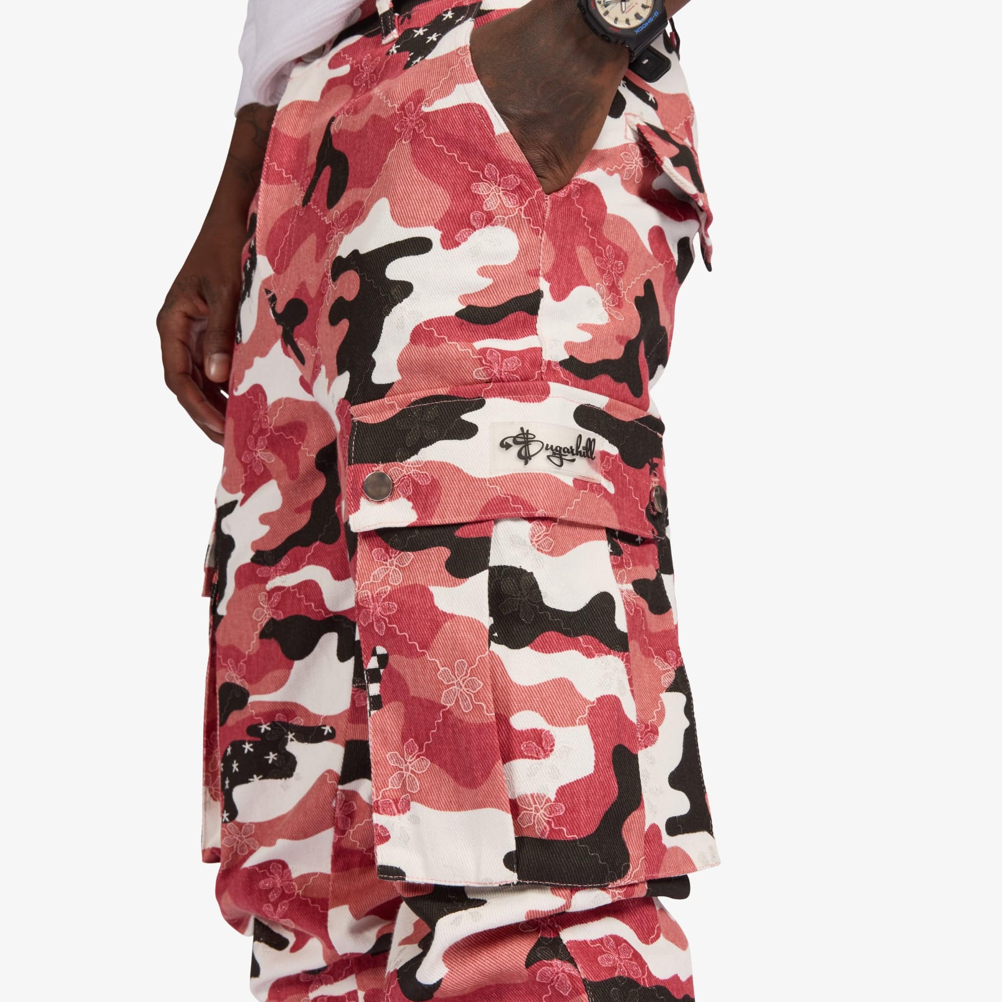 "Kosovo" Cargo Pants (red camo)