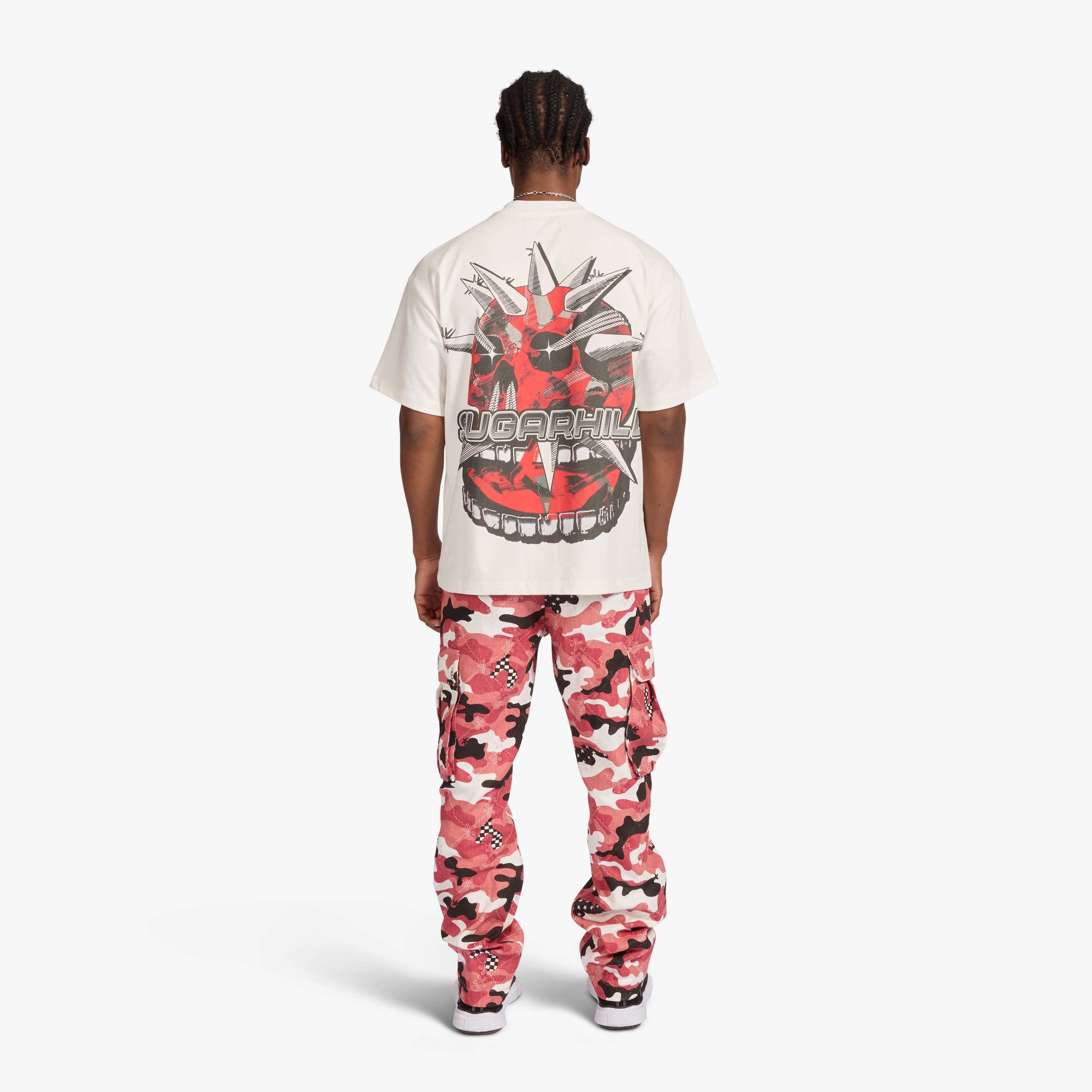 "Kosovo" Cargo Pants (red camo)