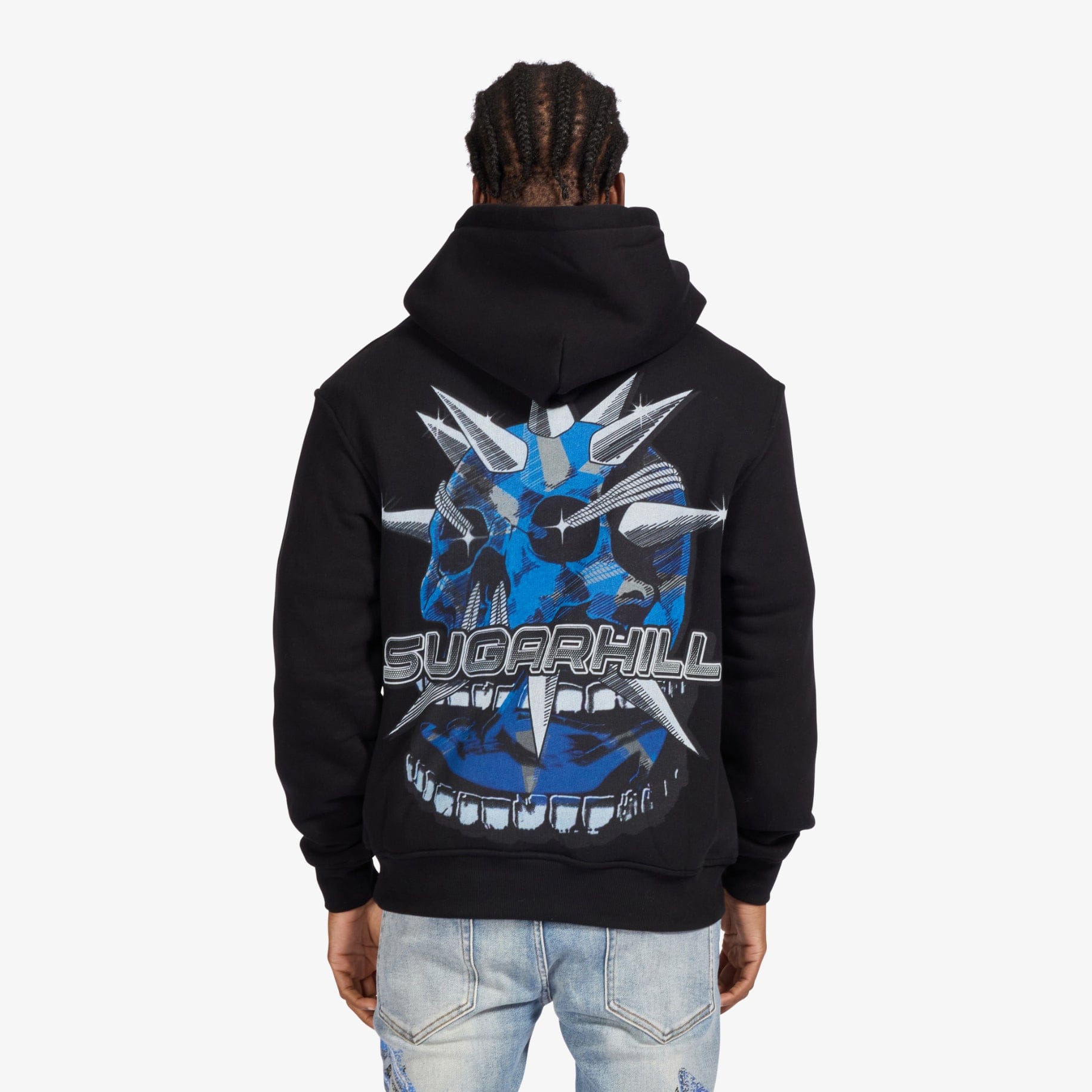 "Blue Biter" Hoodie (black)