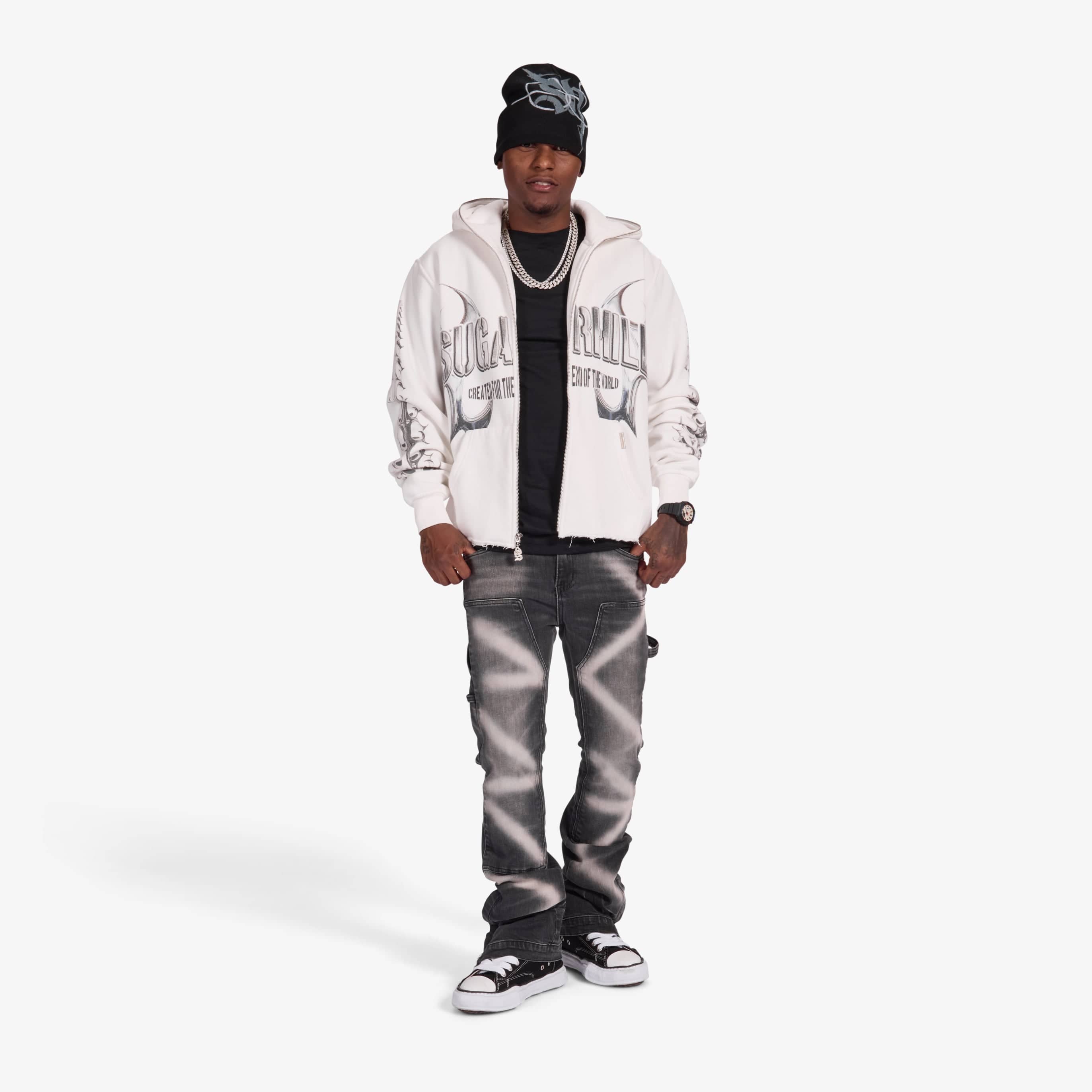 "End Of The World" Hoodie (white)