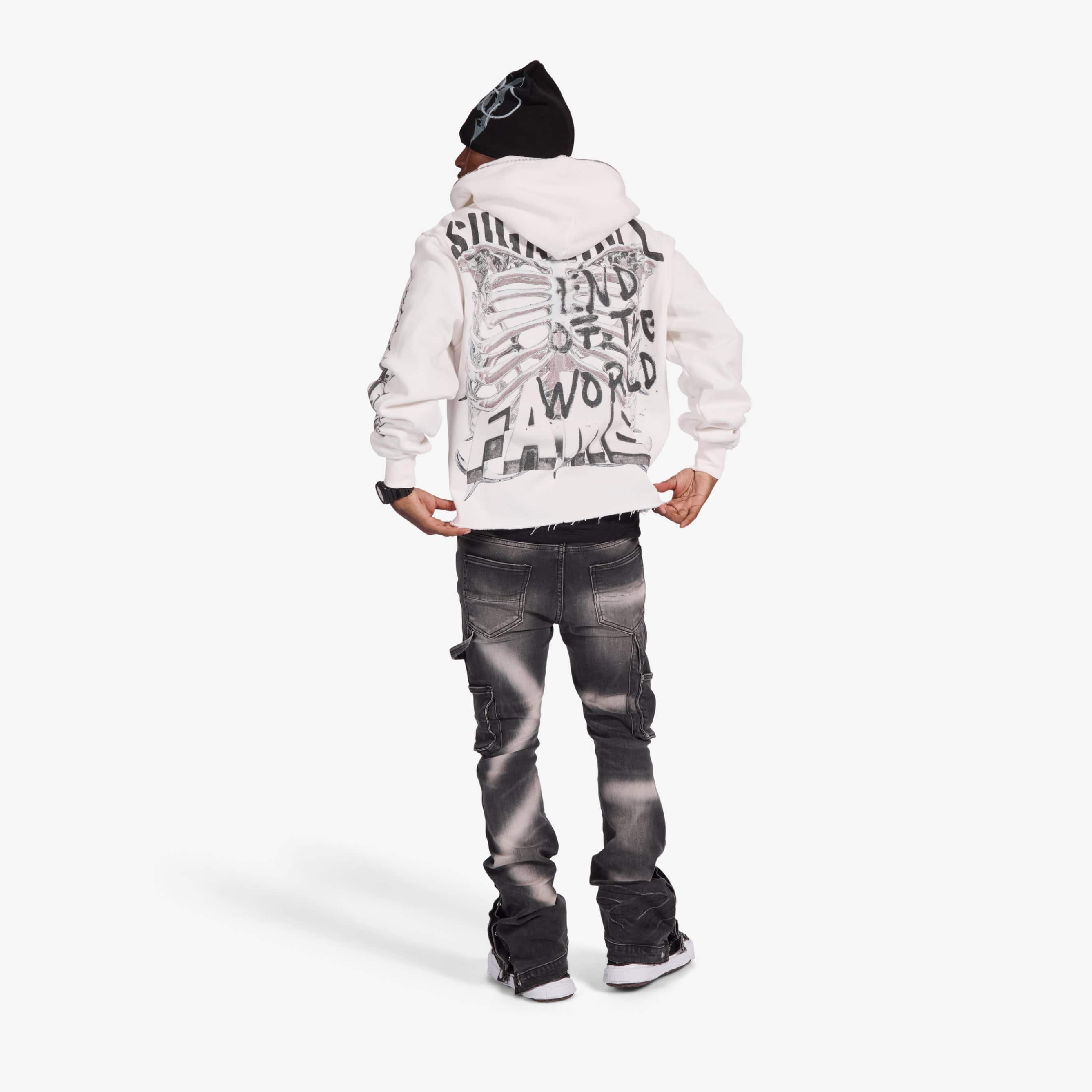 "End Of The World" Hoodie (white)