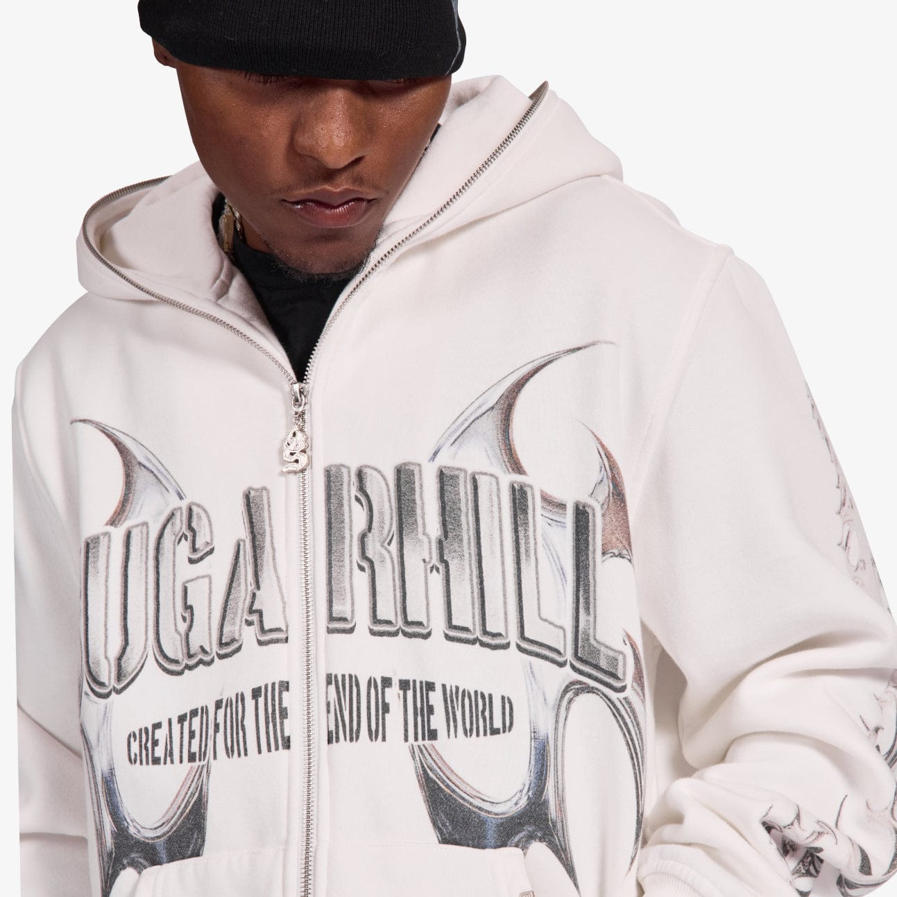 "End Of The World" Hoodie (white)