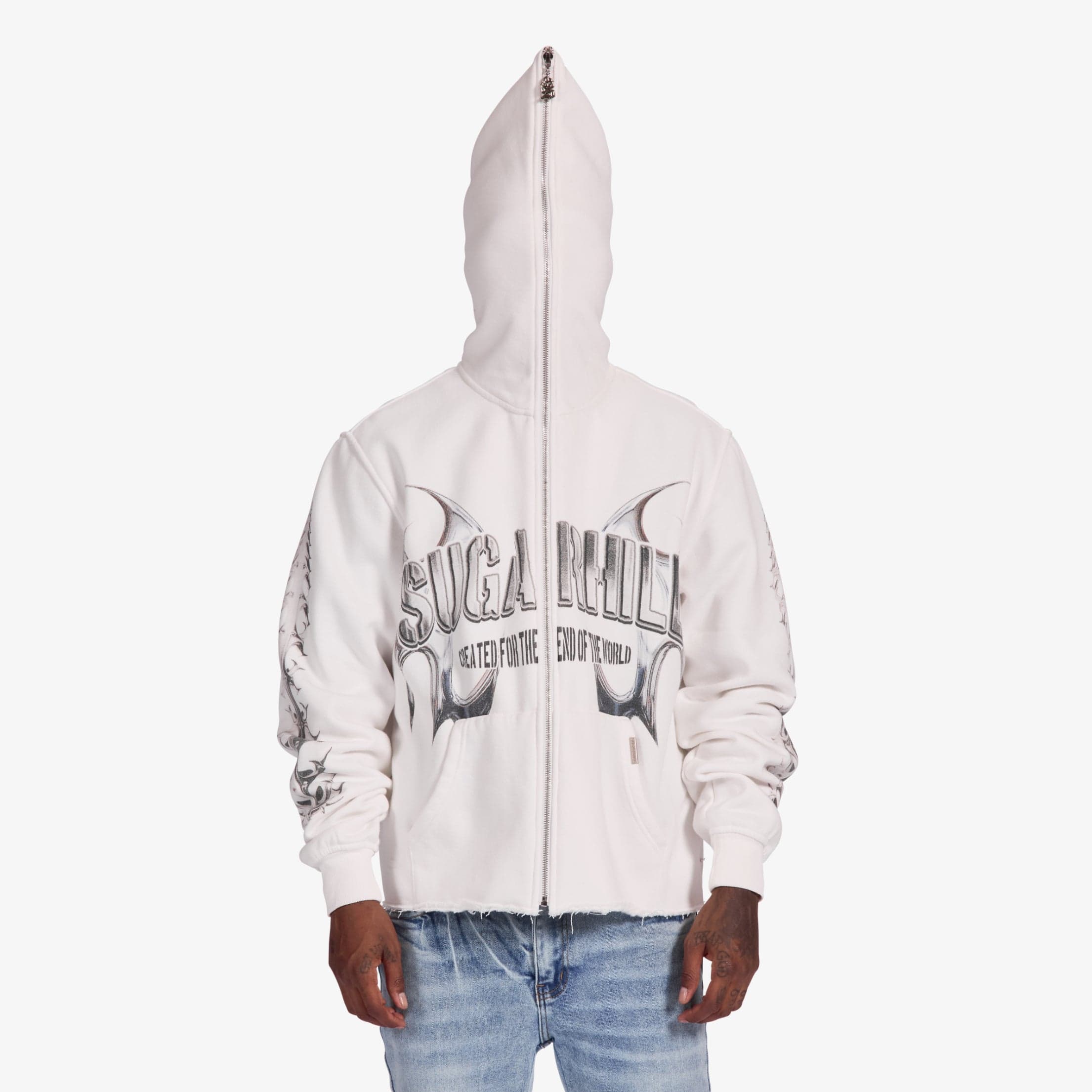 "End Of The World" Hoodie (white)