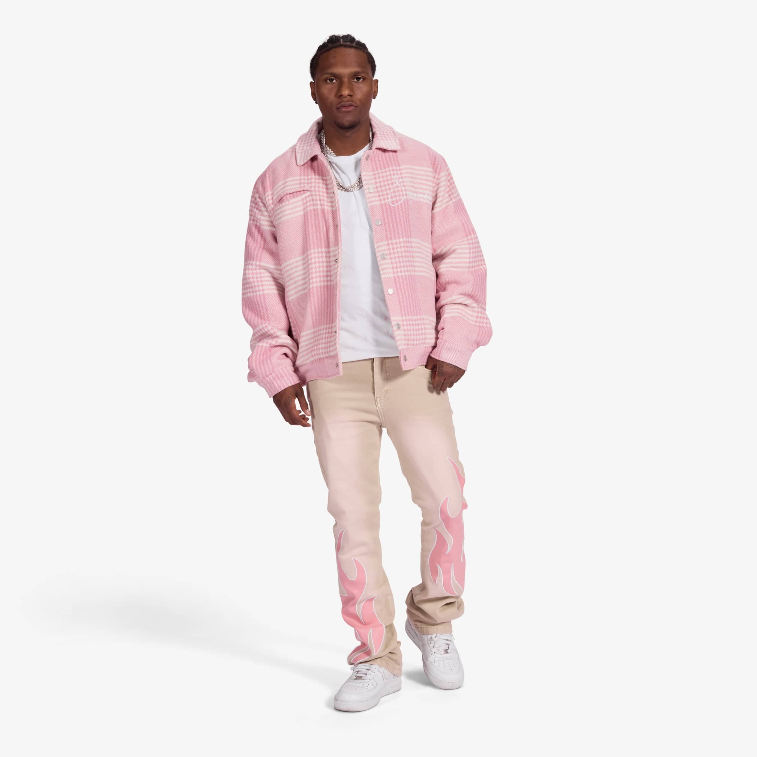 "Eastwood" Jacket (pink plaid)