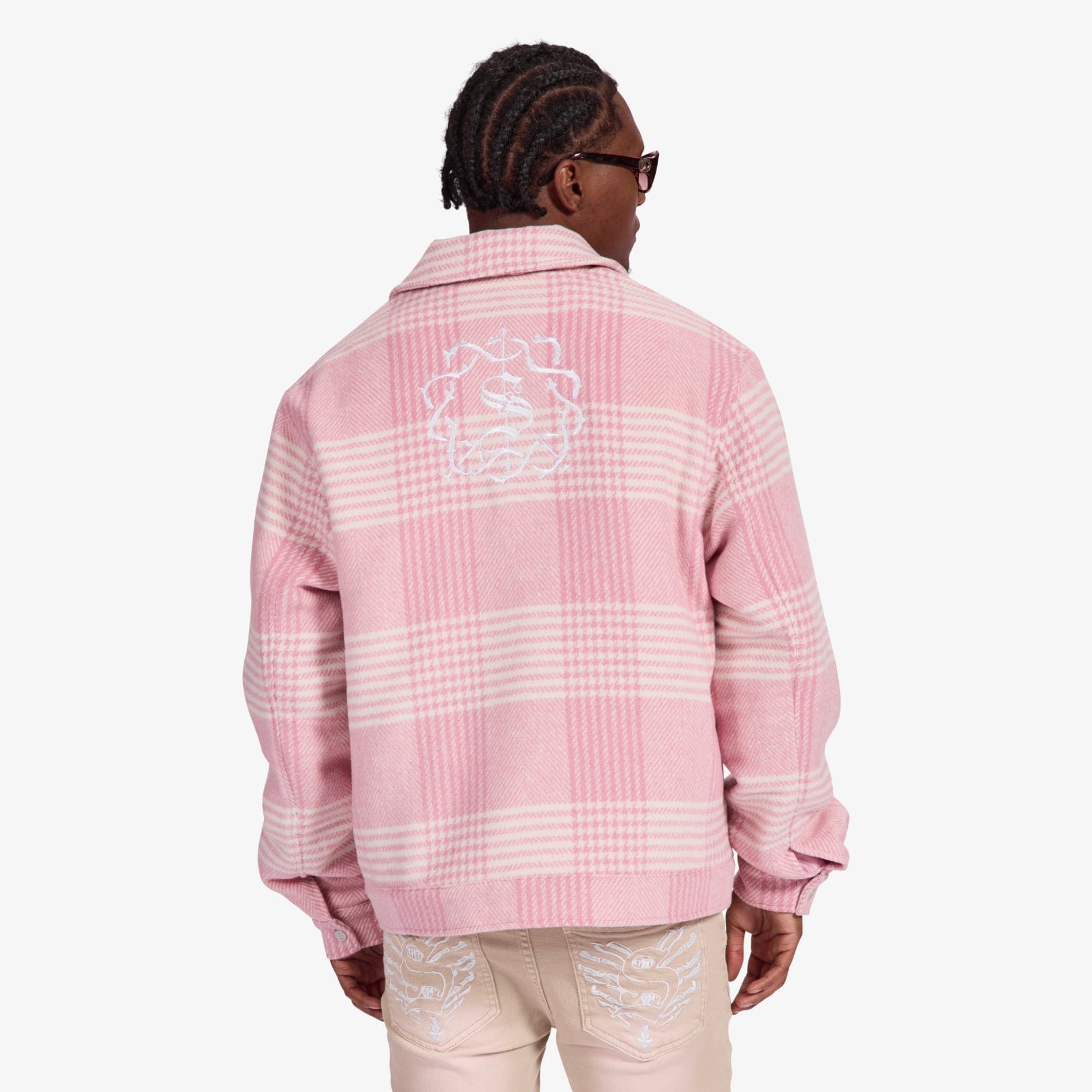 "Eastwood" Jacket (pink plaid)