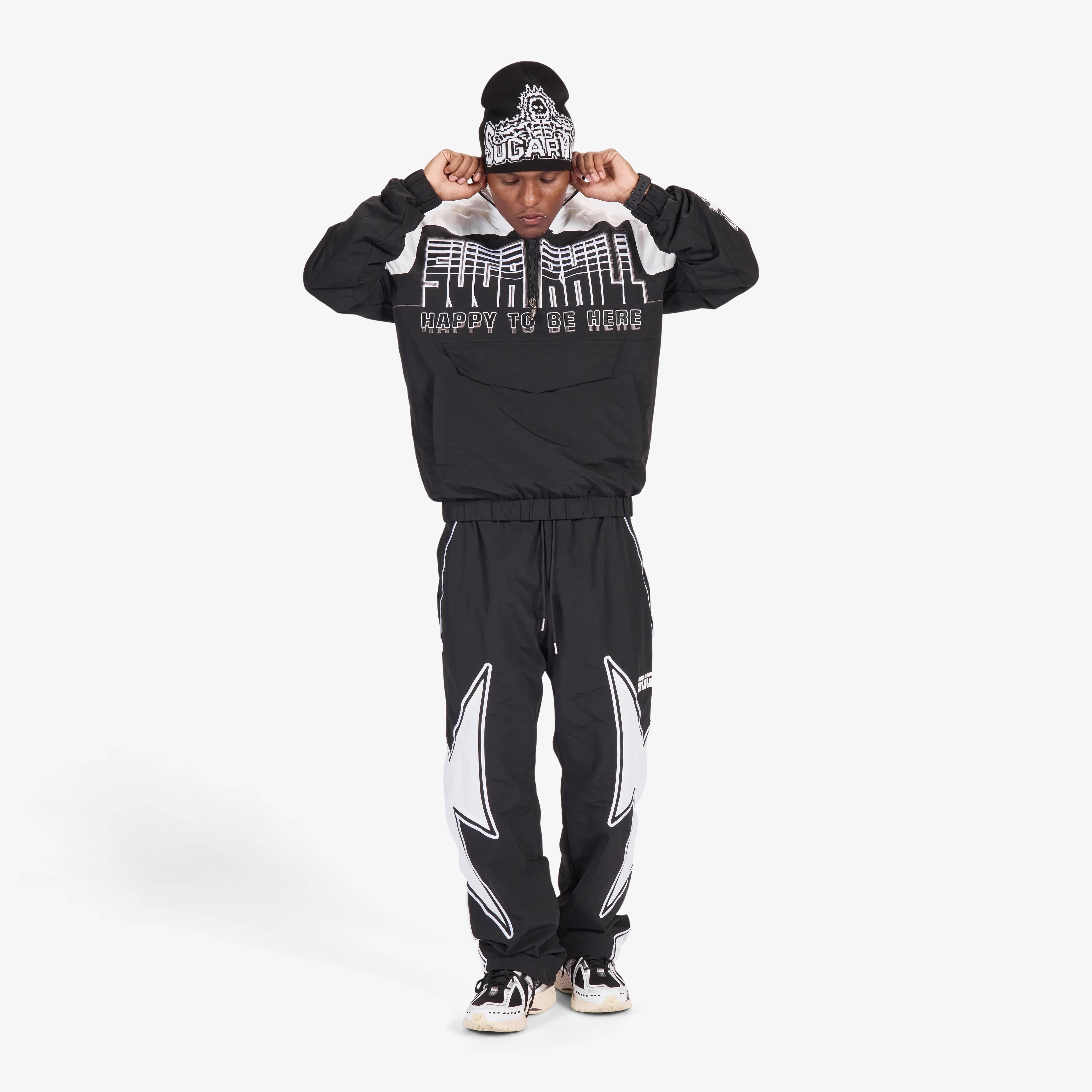 "Storm" Starter Jacket (black/white)